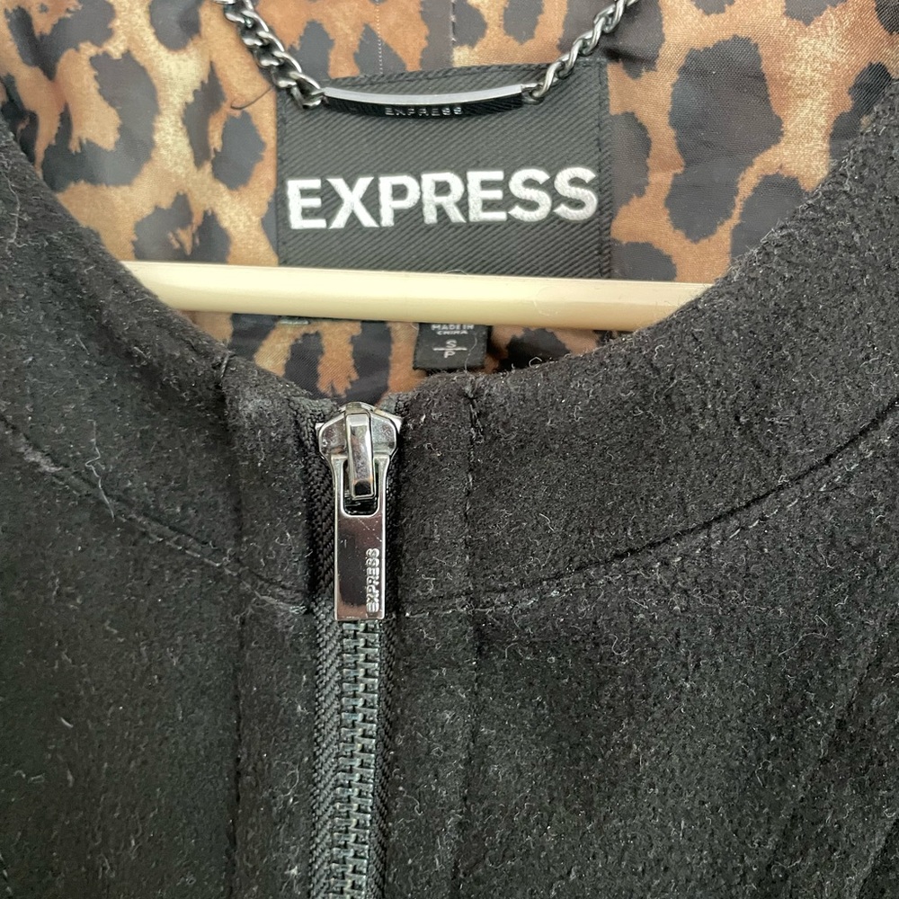 Express Warm Wool-Like Jacket Black - image 3